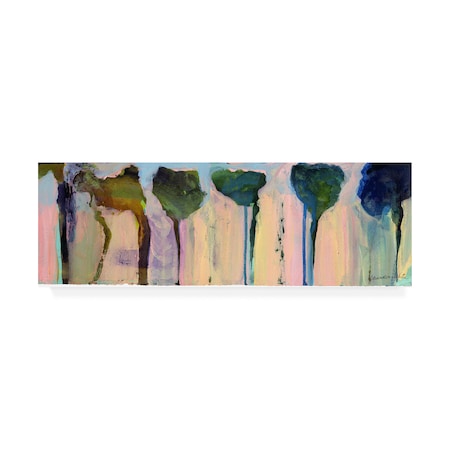 Pat Saunders-White 'Bending To The Wind' Canvas Art,10x32